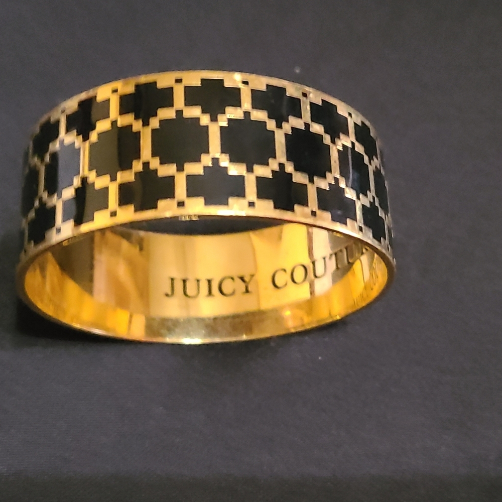 Juicy Couture Black Bangle Bracelet